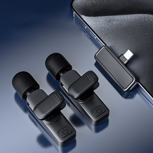 Blavec Lavalier Microphones x 2 MK-01 ClipGo Type C (LMMK01-B) black