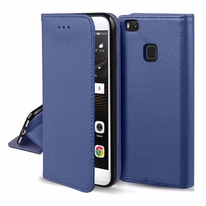 Dėklas Smart Magnet Xiaomi Redmi Note 9T 5G tamsiai mėlynas
