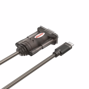 UNITEK Y-1105K nuoseklus laidas Juodas 1,5 m DB-9