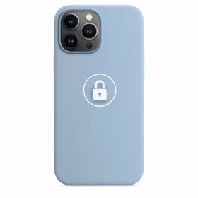 Dėklas "Silicone Case" skirtas iPhone 13 Mini / Blue Fog / su įpakavimu