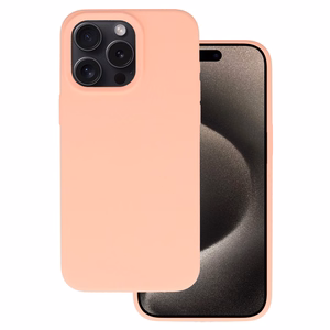Silikoninis Lite dėklas telefonui Iphone 13 Pro Max persikinis