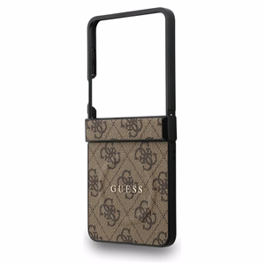 Guess 4G Classic Magnetinis dėklas telefonui Samsung Galaxy Z Flip 7 - ruda