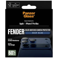 PanzerGlass Fender Camera Protector Tempered Glass Lens Screen Protector for iPhone 17 Pro Max - Blue