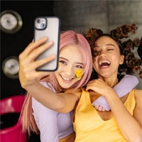 Spigen Crystal Hybrid dėklas telefonui iPhone 15 Plus - skaidrus juodas