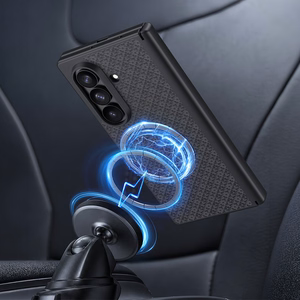 Benks Magnetic Armor Grid Pro Grand Combo dėklas (C.K.FL.SA.BE.C051), skirtas Samsung Galaxy Z Fold 8 Ultra, mėlynas