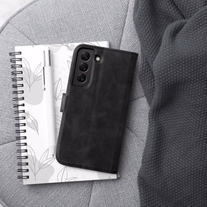 TENDER knygos tipo dėklas telefonui SAMSUNG A13 5G / A04S juodas