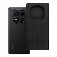 Dėklas telefonui (m) GOMMA Book Xiaomi Redmi Note 14 PRO 4G - juodas (m)