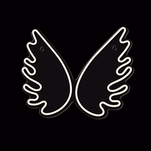 Neon PLEXI LED WINGS baltas FPNE09X Forever Light