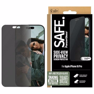 SAFE by PanzerGlass iPhone 16 Pro 6.3" Privatumo apsauginis stiklas Ultra-Wide Fit SAFEP95876