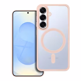 COLOR EDGE MAG COVER dėklas telefonui suderinamas su Magnetiniu SAMSUNG S25 rožinė