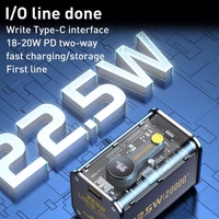 Išorinė baterija WK Design "WP-337" juodas 20000mAh (PD 20W / QC3.0 22.5W)