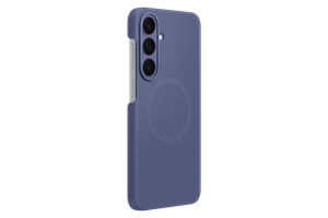 Mėlynai violetinis silikoninis magnetinis „Samsung“ dėklas, skirtas „Galaxy S26 FE“