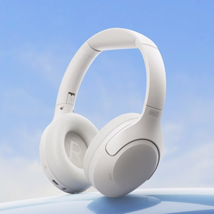 QCY H3 Lite Over-Ear Headphones with ANC and Bluetooth 5.3 - White