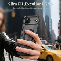 Tech-Protect MagFlex Magnetinis dėklas telefonui iPhone 17 Air - Skaidrus juodas