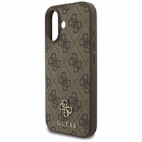 GUESS dėklas telefonui IPHONE 17, suderinamas su MagSafe GUHMP17SP4SM4MW (PU 4G Small 4G ir Classic), rudas