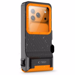 Tech-Protect IPX8 Pro Waterproof Phone Dėklas - oranžinis and juodas