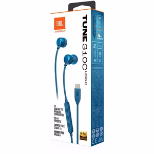 Наушники JBL Tune 310C USB-C синие