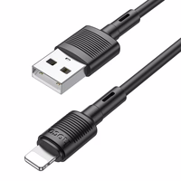 Kabelis USB A į Lightning Hoco 2,4A 1 m X83 juodas
