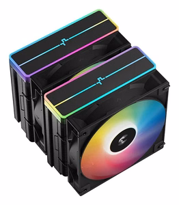 DeepCool AG620 BK ARGB V2 lustų rinkinio, pagrindinės plokštės oro aušintuvas 12 cm juodas 1 vnt.