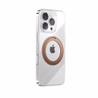 "Joyroom" JR-16JL6 "iPhone 16 Pro" itin plonas "MagSafe" suderinamas dėklas su 360° žiediniu stovu - auksinis