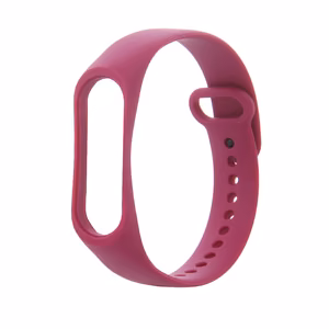 Силиконовый ремешок Xiaomi Mi Band 3 / 4 малиновый