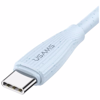 USAMS laidas Green Series SJ714 18W 3A USB-A į USB-C 1m baltas
