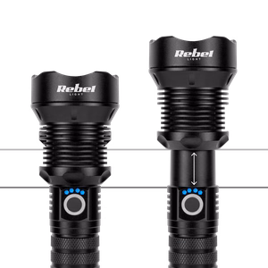 Rechargeable flashlight, 20 W
