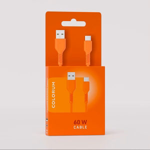 COLORUM laidas USB-A - USB-C 1,8m 3A CK60-AC-10 xOrange