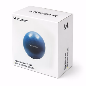 Wozinsky WGB65BL mankštos kamuolys, 65 cm - mėlynas