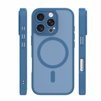 Mag Matt dėklas iPhone 16 Pro 6,3" tamsiai mėlynas