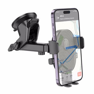 Automobilinis telefono laikiklis Borofone BH93 (dashboard) juodas