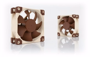 Noctua NF-A8 ULN kompiuterio aušinimo sistema kompiuterio korpuso ventiliatorius 8 cm smėlio, rudas