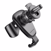 Baseus gravitacinis laikiklis automobiliui, tvirtinamas prie grotelių (juodas)