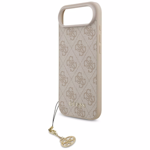 Guess 4G Charms Collection Magnetinis dėklas telefonui iPhone Air - rožinė