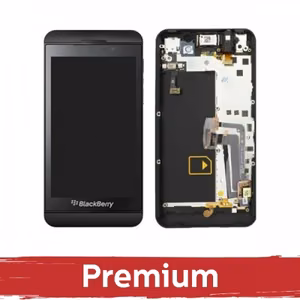 LCD Display Compatible With Blackberry Z10 3G White with Frame OEM