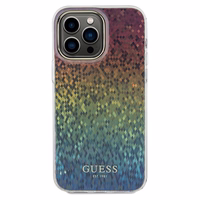 Guess IML Faceted Mirror Disco Iridescent dėklas telefonui iPhone 13 Pro / 13 - įvairiaspalvis
