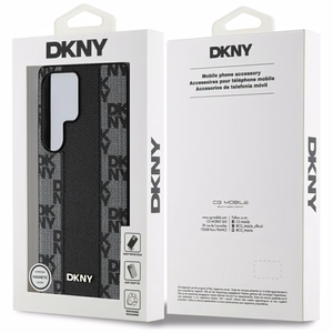 DKNY odinis languoto rašto magnetinis dėklas telefonui Samsung Galaxy S25 Ultra - juodas