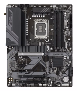 GIGABYTE Z790 D AX pagrindinė plokštė - palaiko Intel Core 14 kartos procesorius, 12+1+1 fazių skaitmeninis VRM, iki 7600MHz DDR5 (OC), 3xPCIe 4.0 M.2, Wi-Fi 6E, 2.5GbE LAN, USB 3.2 Gen 2