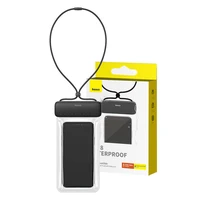 Vandeniui atsparus telefono dėklas "Baseus AquaGlide" (juodas)