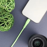 FORCELL F-ENERGY C343 kabelis USB A į Lightning 2,4A 12W Silicone 1 m žalias