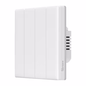 Ismanusis WiFi jutiklinis sieninis jungiklis Sonoff TX T5 4C (4 kanalu)