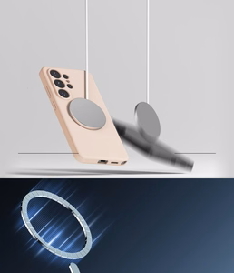 Ringke Silikoninis MagSafe Dėklas for Samsung Galaxy S26 Ultra - rožinis