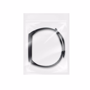 Silikoninis dirželis XIAOMI Mi Band 5 / 6 / 7 juodas (01)