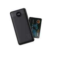 VEGER išorinė baterija 10000 mAh PD QC3.0 2A 20W L10S (W1105PD) juoda