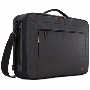 Case Logic Era Hybrid Briefcase Fits up to size 15.6 " Messenger - Briefcase/Backpack Shoulder strap Obsidian