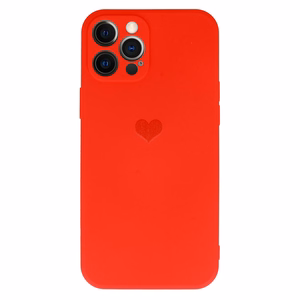 Vennus Silikoninis širdies dėklas Iphone 11 Pro dizainas 1 raudonas