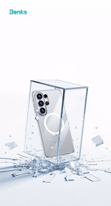 Benks Magnetic Crystal Dėklas (A050) for Samsung Galaxy S26 Ultra skaidrus