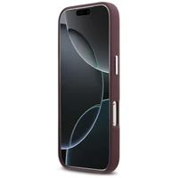 BMW Sign visiškai dengiantis metalinis magnetinis dėklas telefonui iPhone 17 Pro - raudonas