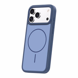 Frame Thin Mag dėklas for iPhone 17 Pro 6,3" tamsiai mėlynas