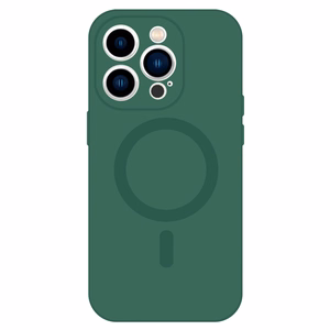 TEL PROTECT magnetinis silikoninis dėklas telefonui Iphone 14 žalias